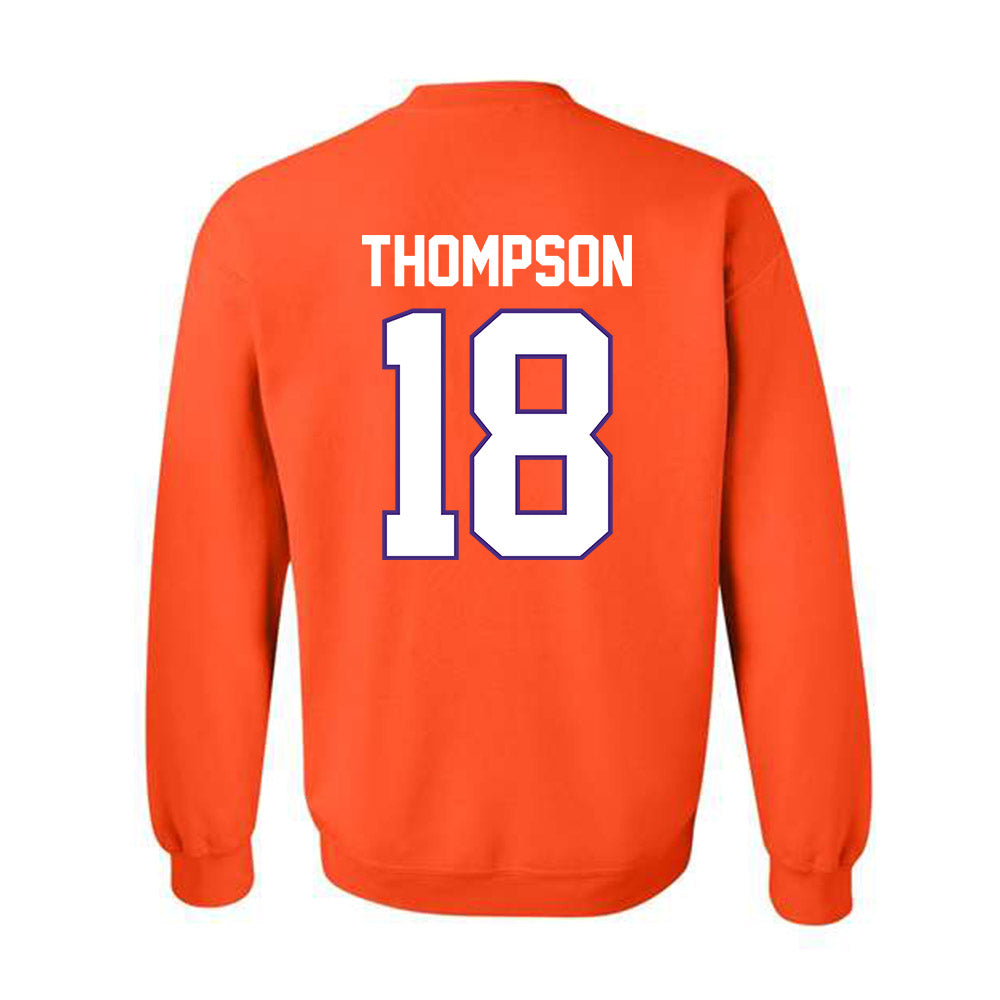 Clemson - NCAA Women's Soccer : Reagan Thompson - Classic Shersey Crewneck Sweatshirt-1