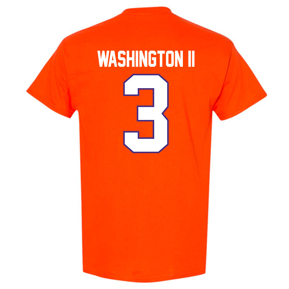 Clemson - NCAA Football : Elliot Washington II - Classic Shersey T-Shirt-1