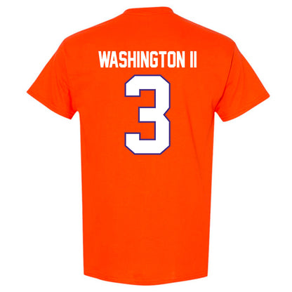 Clemson - NCAA Football : Elliot Washington II - Classic Shersey T-Shirt-1