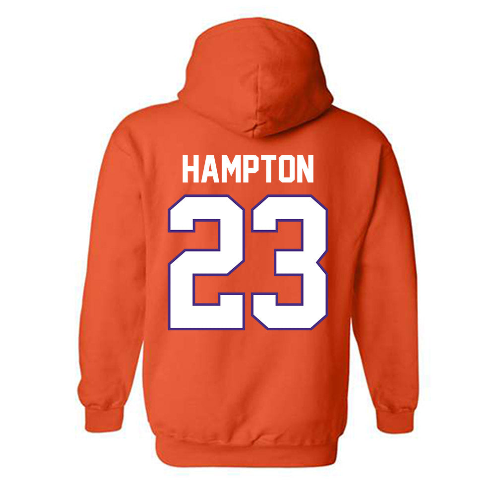 Clemson - NCAA Football : Ashton Hampton - Classic Shersey Hooded Sweatshirt-1