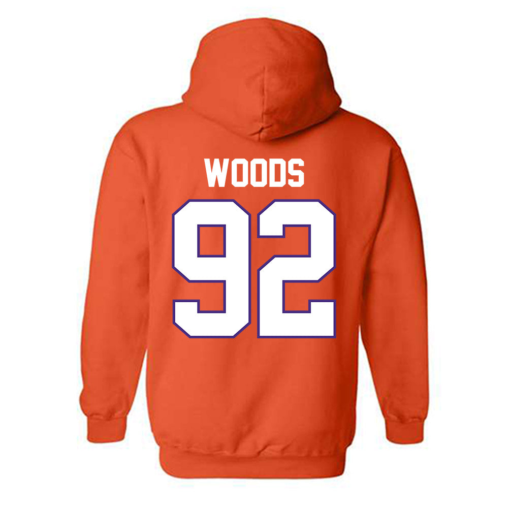 Clemson - NCAA Football : Davarrick Woods - Classic Shersey Hooded Sweatshirt-1