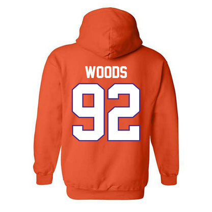 Clemson - NCAA Football : Davarrick Woods - Classic Shersey Hooded Sweatshirt-1