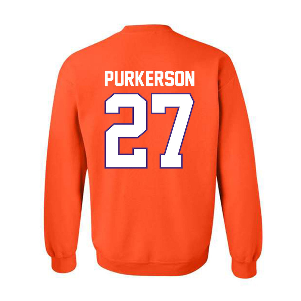 Clemson - NCAA Football : Jack Purkerson - Classic Shersey Crewneck Sweatshirt-1