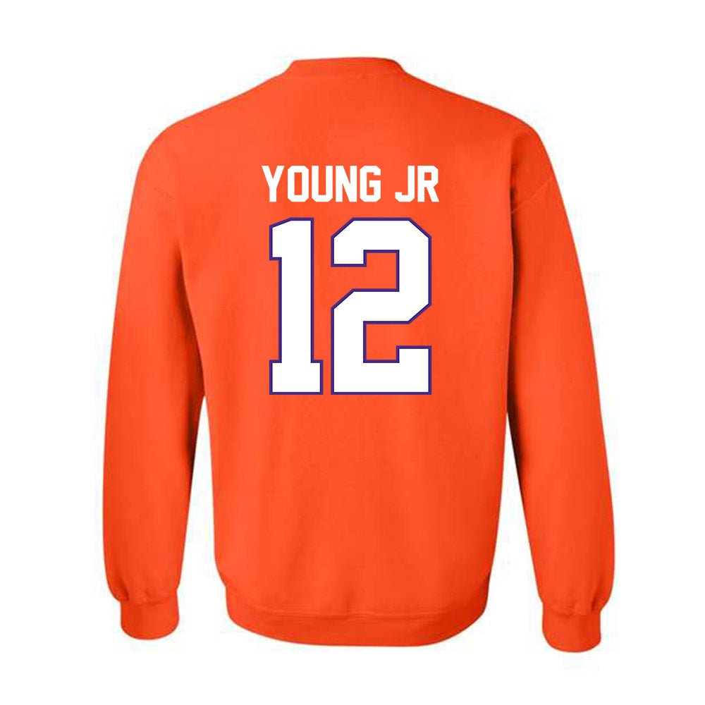 Clemson - NCAA Football : Shavar Young Jr - Classic Shersey Crewneck Sweatshirt-1