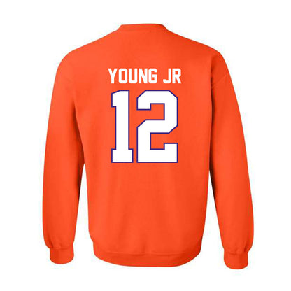 Clemson - NCAA Football : Shavar Young Jr - Classic Shersey Crewneck Sweatshirt-1