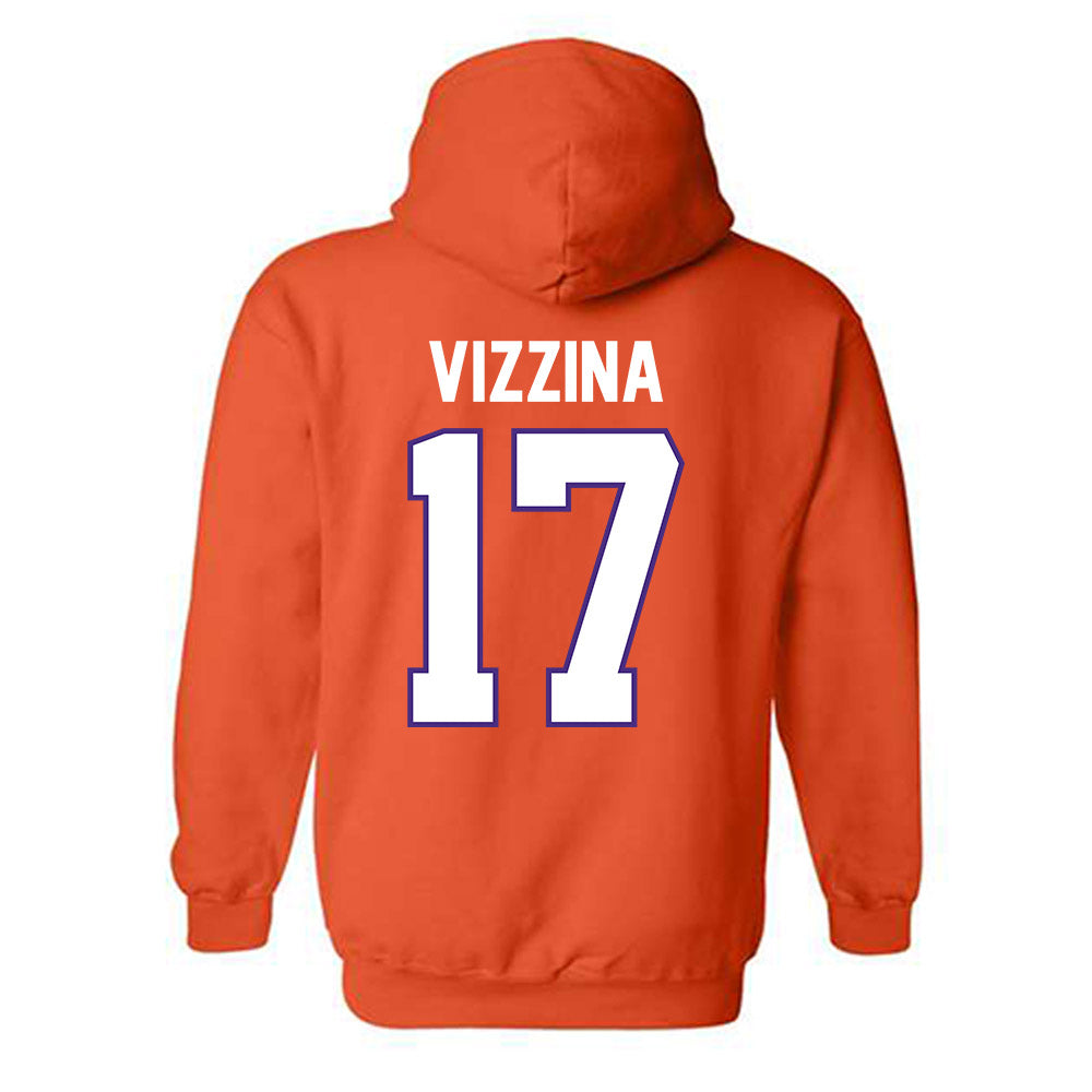 Clemson - NCAA Football : Christopher Vizzina - Classic Shersey Hooded Sweatshirt-1