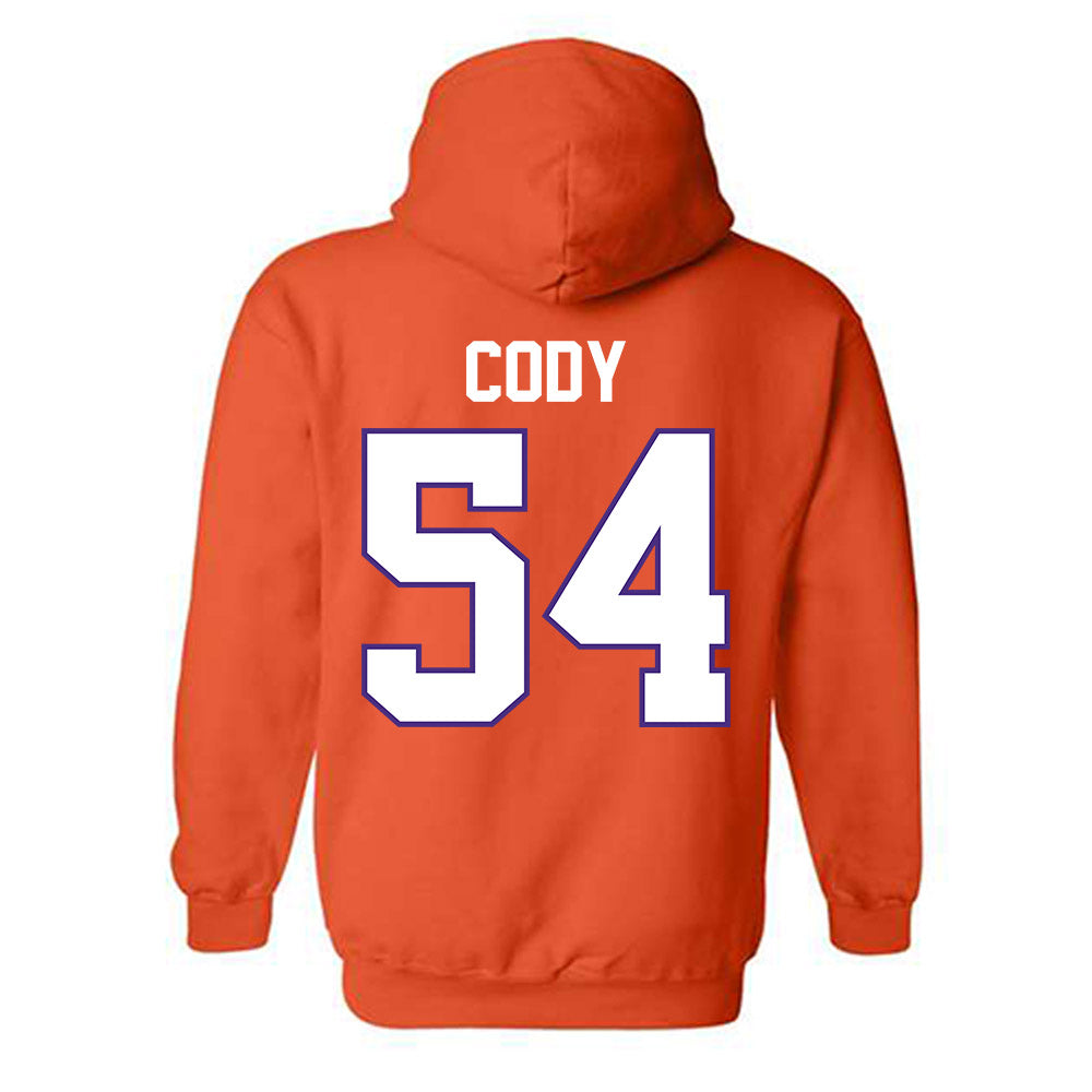 Clemson - NCAA Football : Kam Cody - Classic Shersey Hooded Sweatshirt-1