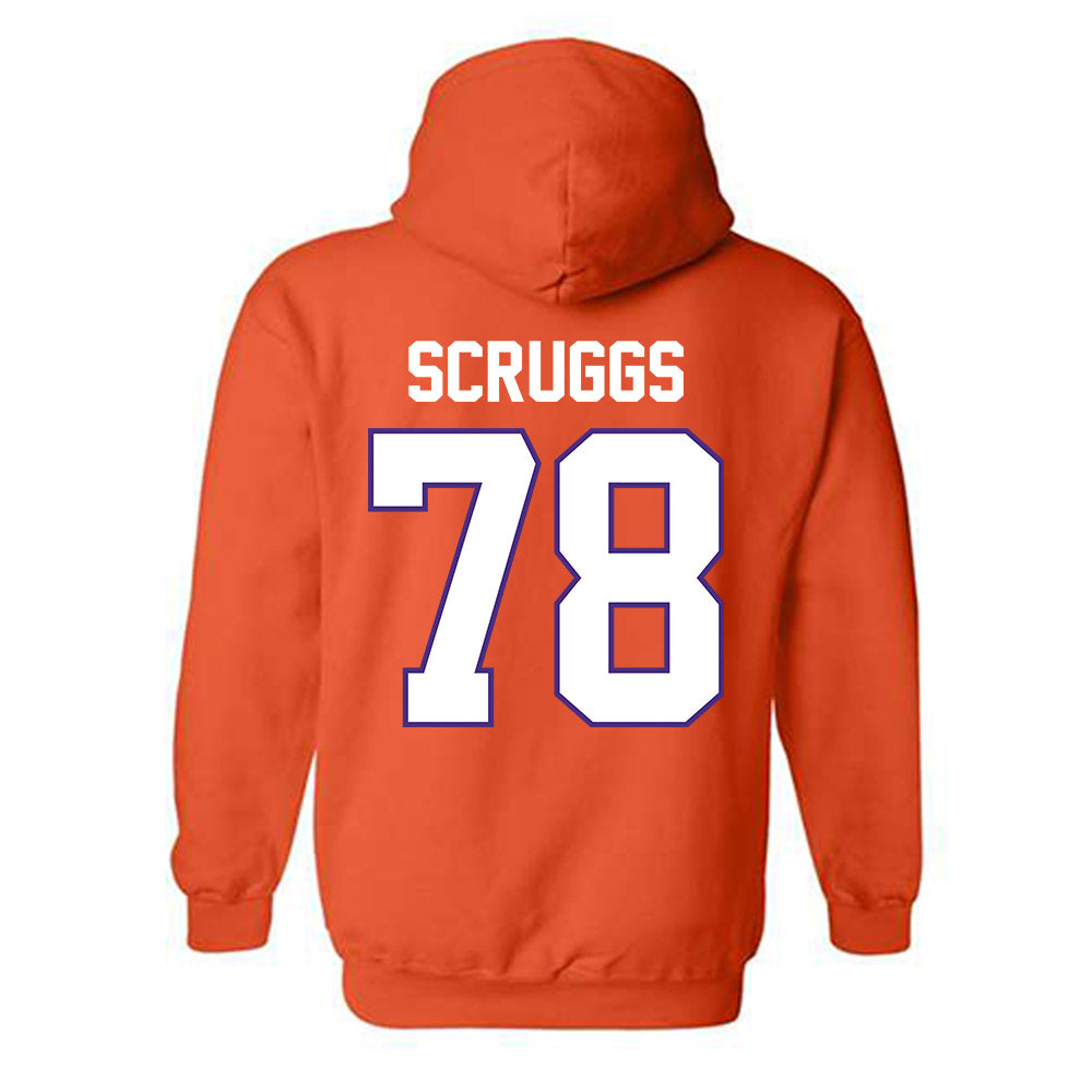 Clemson - NCAA Football : Carter Scruggs - Classic Shersey Hooded Sweatshirt-1