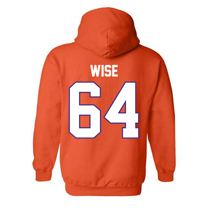 Clemson - NCAA Football : Grant Wise - Classic Shersey Hooded Sweatshirt-1