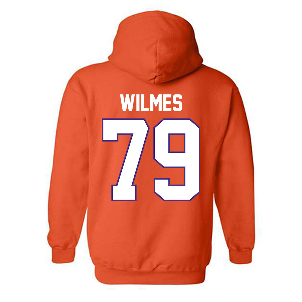 Clemson - NCAA Football : Braden Wilmes - Classic Shersey Hooded Sweatshirt-1