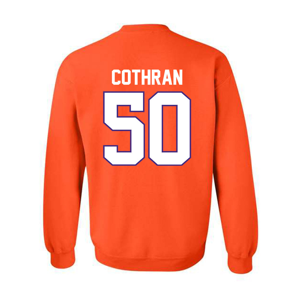 Clemson - NCAA Football : Fletcher Cothran - Classic Shersey Crewneck Sweatshirt-1