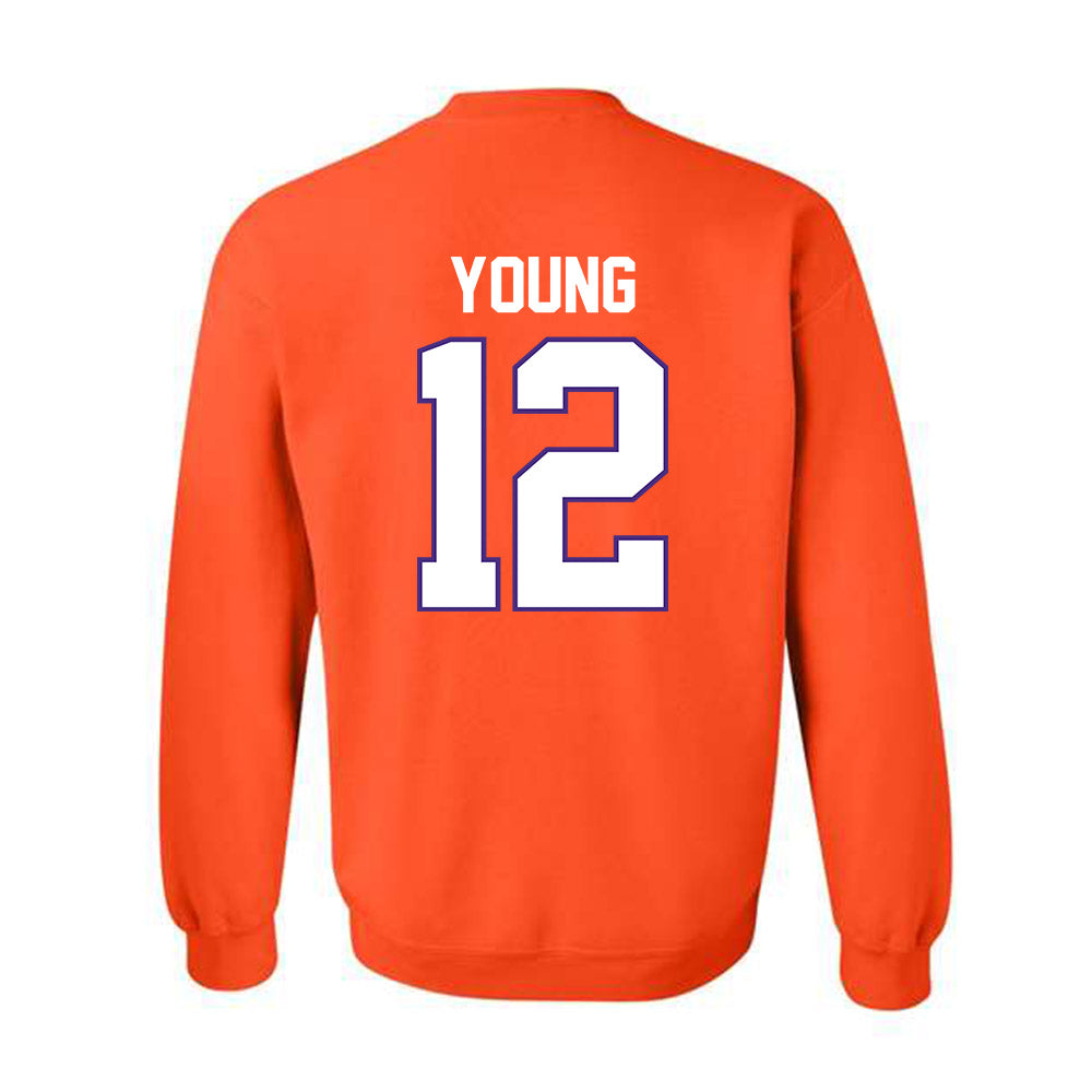 Clemson - NCAA Football : Shavar Young - Classic Shersey Crewneck Sweatshirt-1