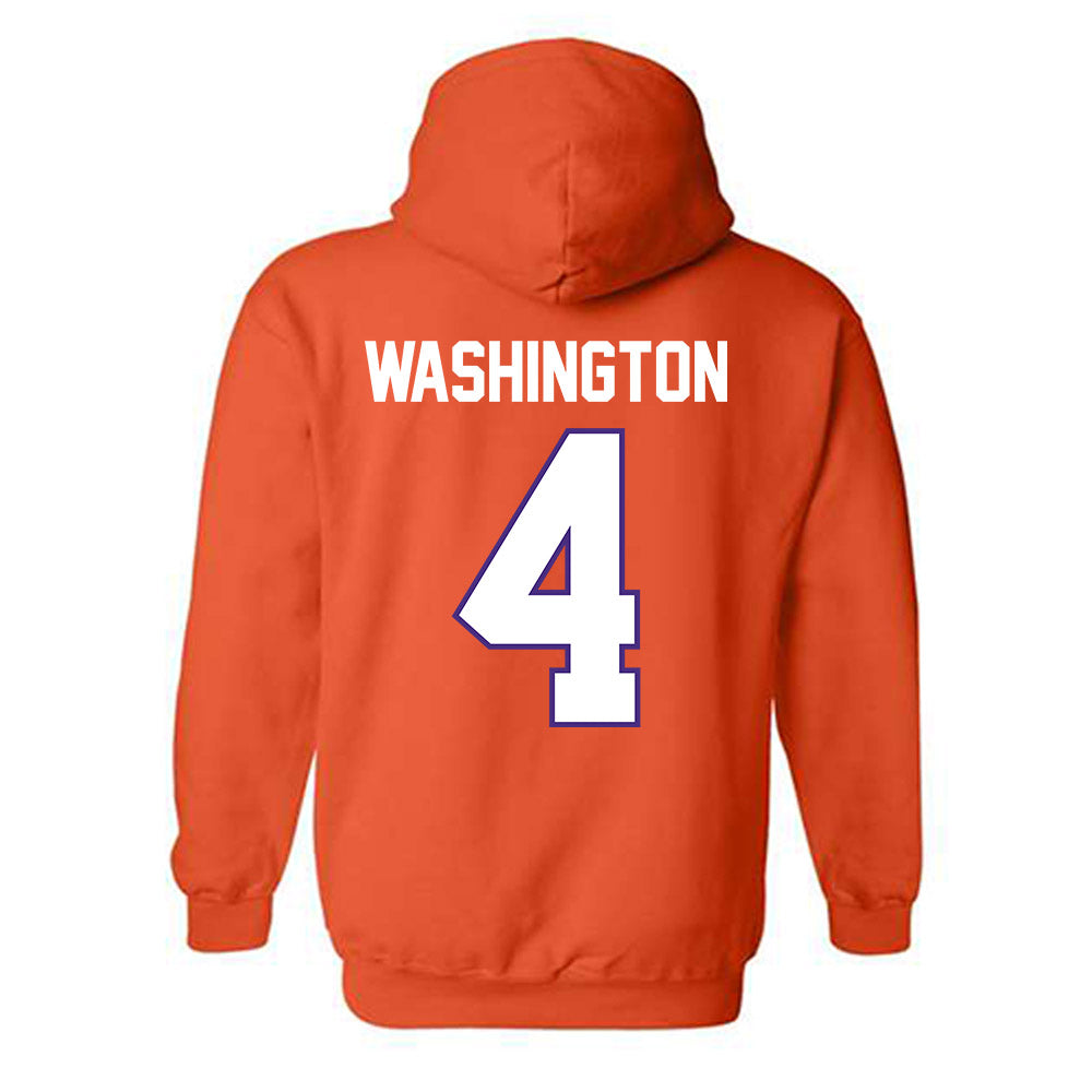 Clemson - NCAA Women's Volleyball : Brianna Washington - Classic Shersey Hooded Sweatshirt-1