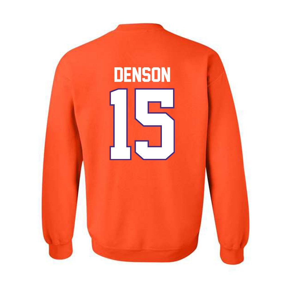 Clemson - NCAA Football : Chris Denson - Classic Shersey Crewneck Sweatshirt-1