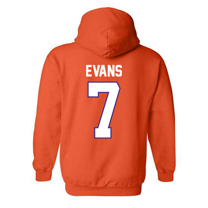 Clemson - NCAA Women's Basketball : Summah Evans - Classic Shersey Hooded Sweatshirt-1