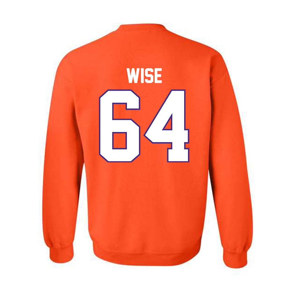 Clemson - NCAA Football : Grant Wise - Classic Shersey Crewneck Sweatshirt-1