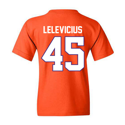 Clemson - NCAA Men's Basketball : Liutauras Lelevicius - Classic Shersey Youth T-Shirt-1