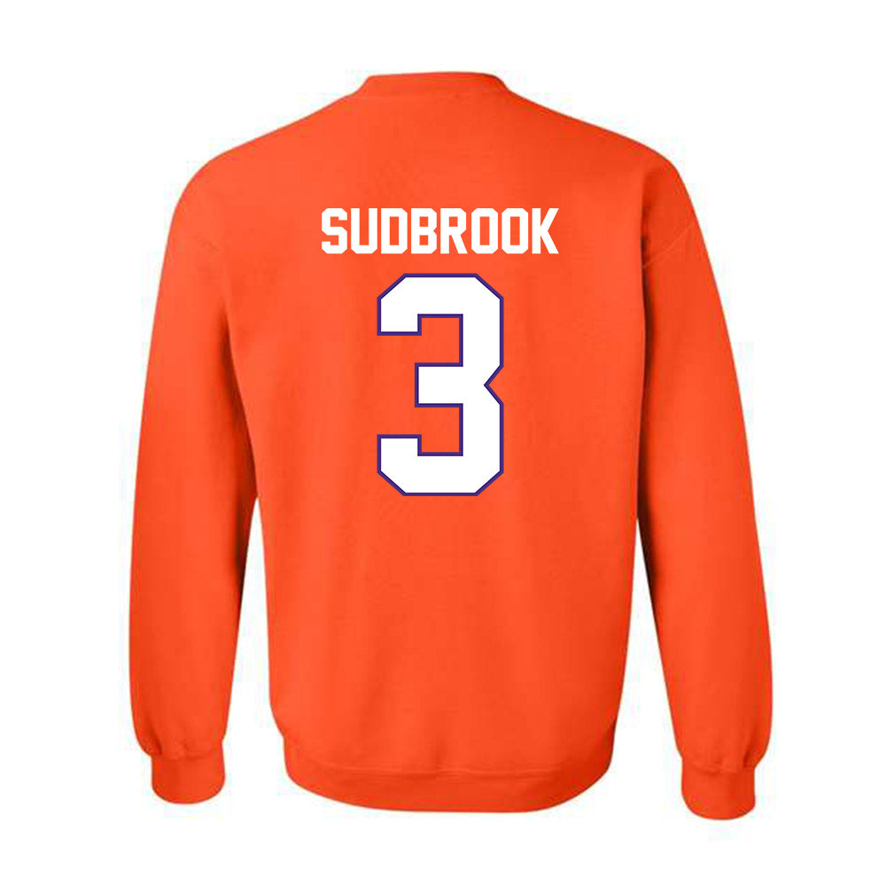Clemson - NCAA Baseball : Troy Sudbrook - Classic Shersey Crewneck Sweatshirt-1