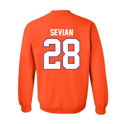 Clemson - NCAA Men's Soccer : Xander Sevian - Classic Shersey Crewneck Sweatshirt-1