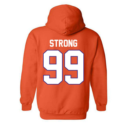 Clemson - NCAA Football : Markus Strong - Classic Shersey Hooded Sweatshirt-1