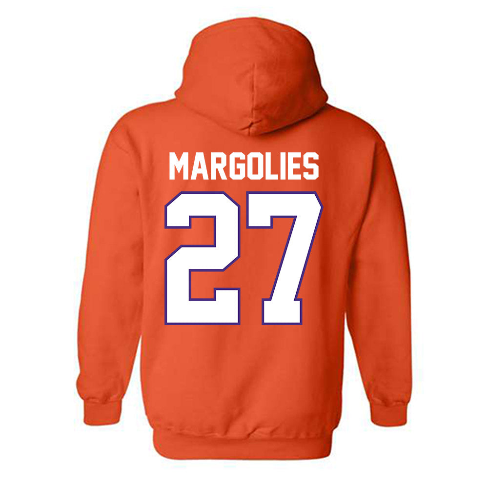 Clemson - NCAA Baseball : Dan Margolies - Classic Shersey Hooded Sweatshirt-1