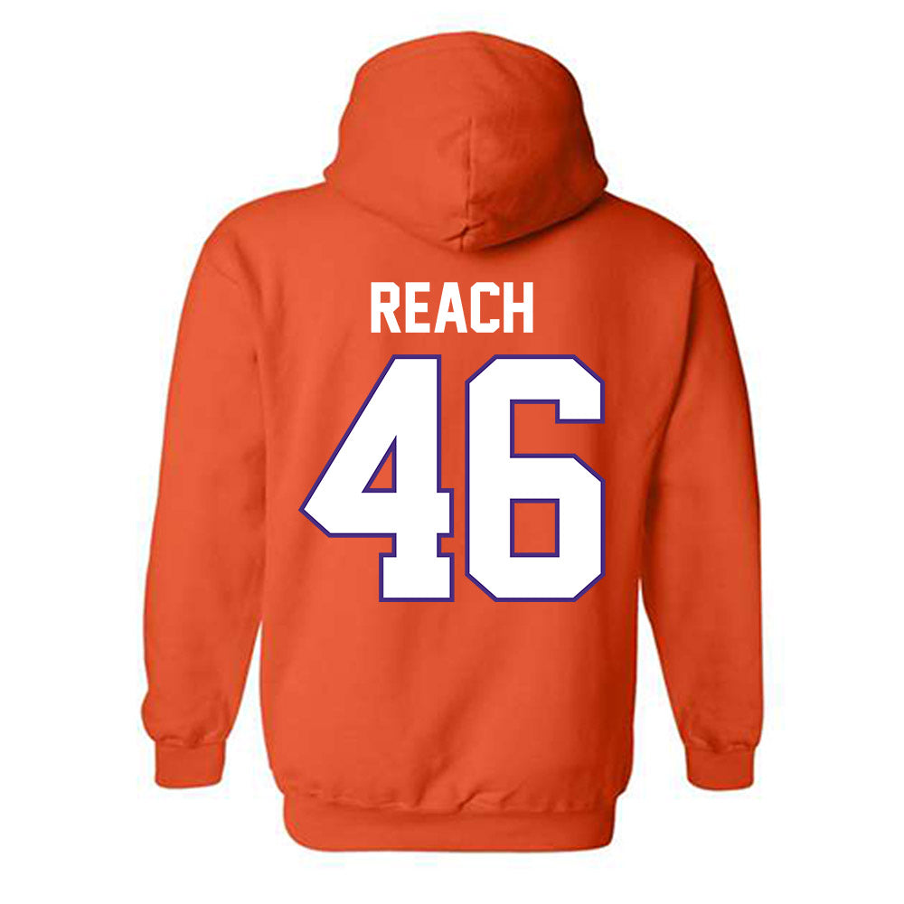 Clemson - NCAA Football : Jackson Reach - Classic Shersey Hooded Sweatshirt-1