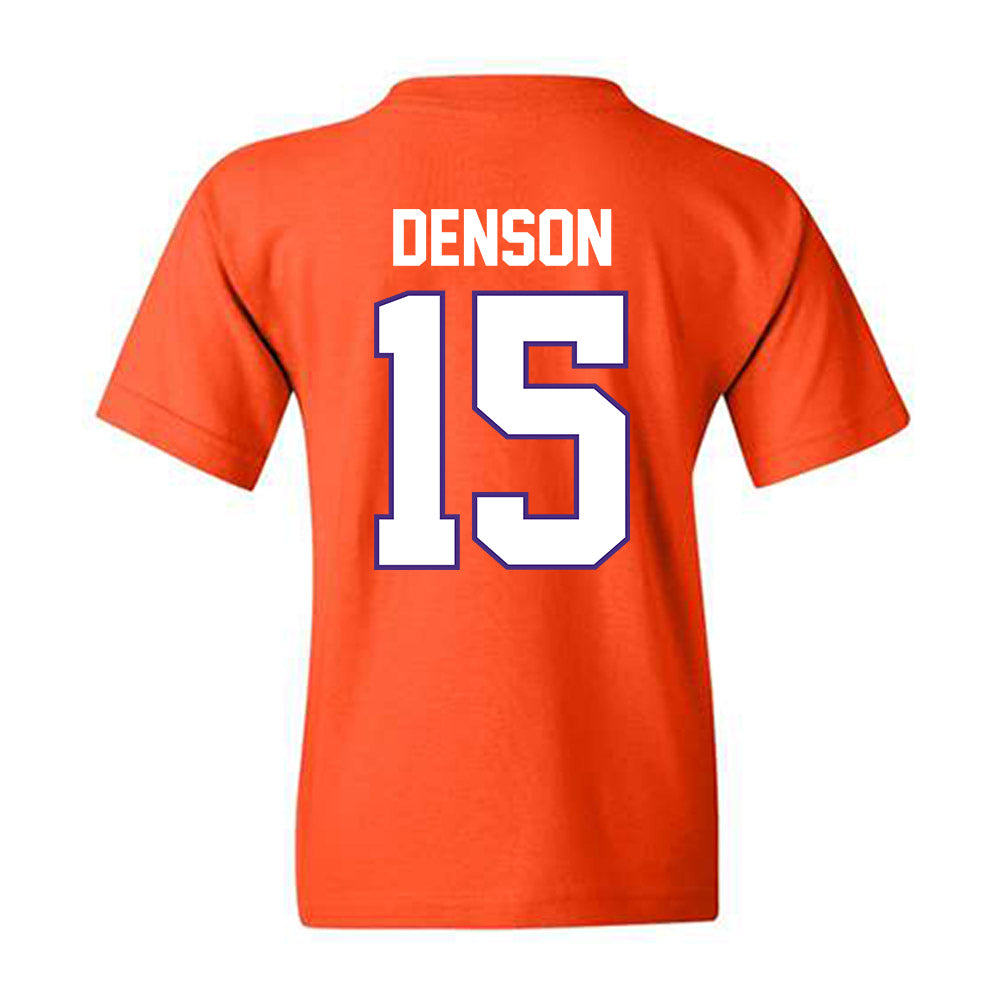 Clemson - NCAA Football : Chris Denson - Classic Shersey Youth T-Shirt-1