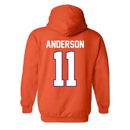 Clemson - NCAA Football : Polo Anderson - Classic Shersey Hooded Sweatshirt-1