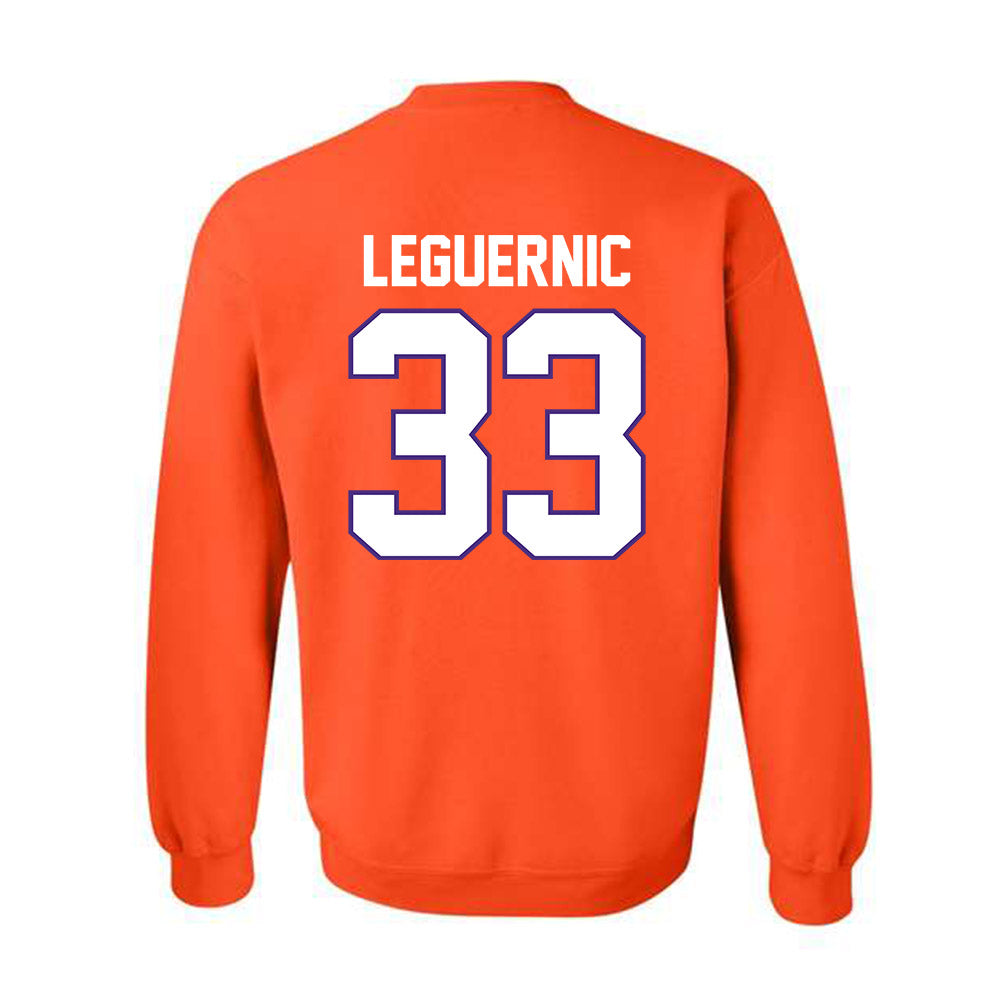 Clemson - NCAA Baseball : Justin LeGuernic - Classic Shersey Crewneck Sweatshirt-1