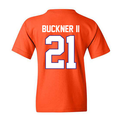 Clemson - NCAA Men's Basketball : Ace Buckner II - Classic Shersey Youth T-Shirt-1