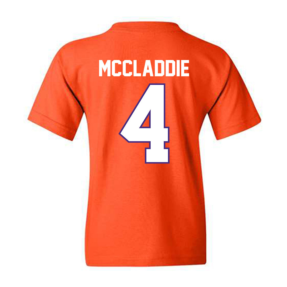 Clemson - NCAA Baseball : Tryston McCladdie - Classic Shersey Youth T-Shirt-1
