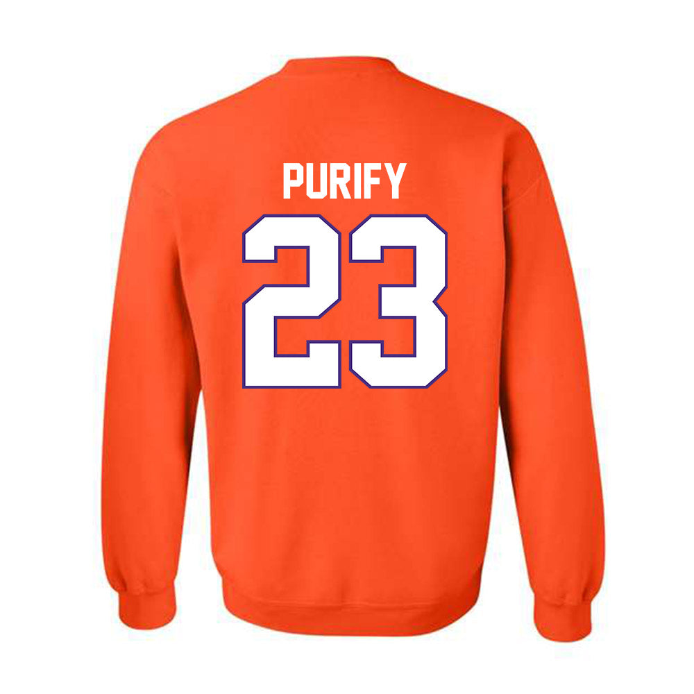 Clemson - NCAA Baseball : Jarren Purify - Classic Shersey Crewneck Sweatshirt-1