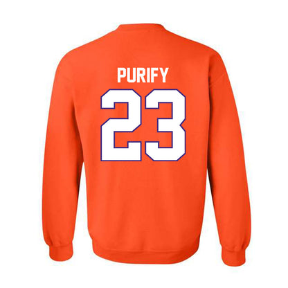 Clemson - NCAA Baseball : Jarren Purify - Classic Shersey Crewneck Sweatshirt-1