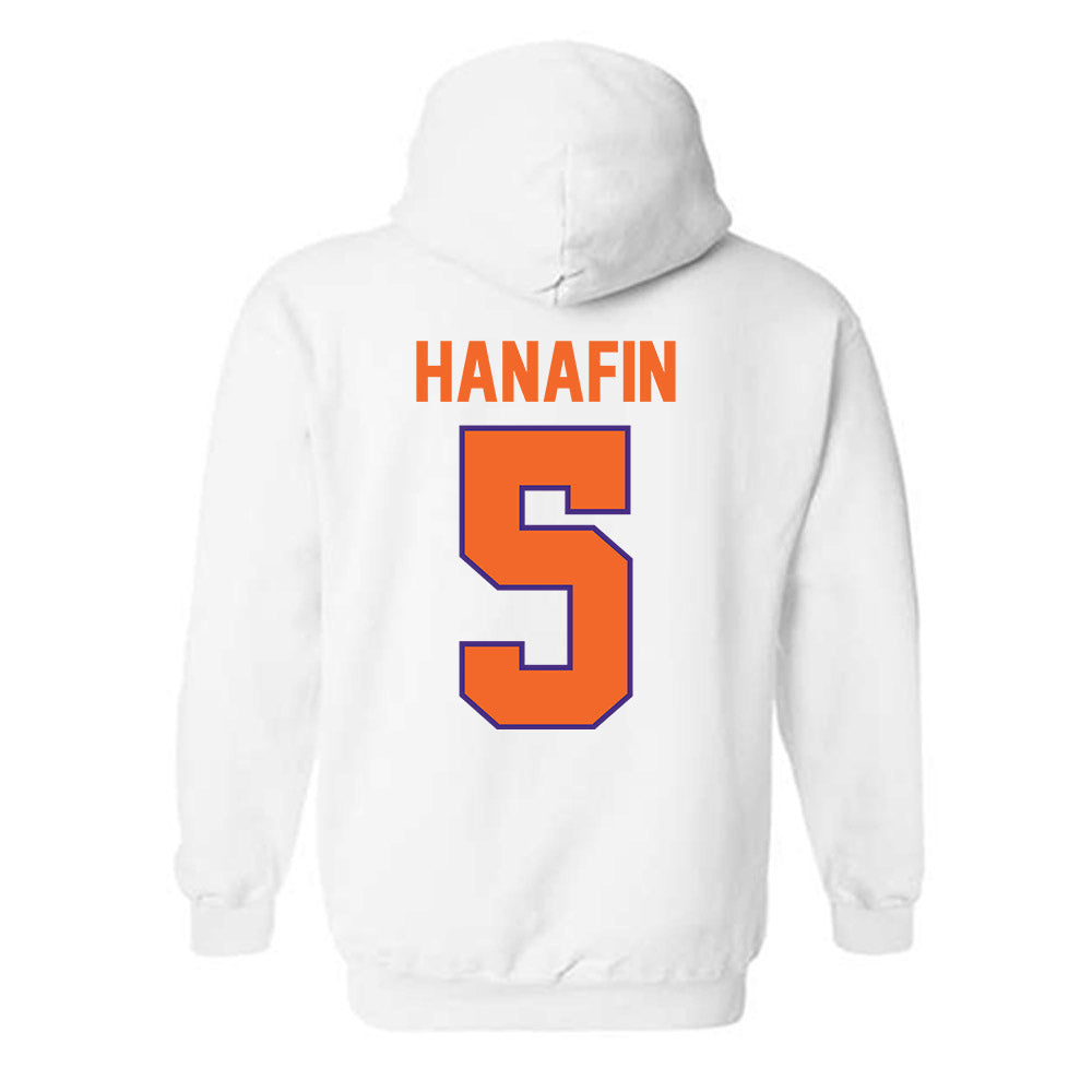 Clemson - NCAA Football : Ronan Hanafin - Classic Shersey Hooded Sweatshirt-1