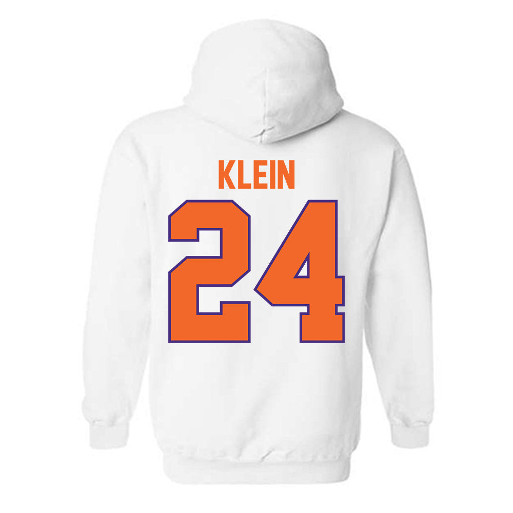 Clemson - NCAA Women's Soccer : Reese Klein - Classic Shersey Hooded Sweatshirt-1