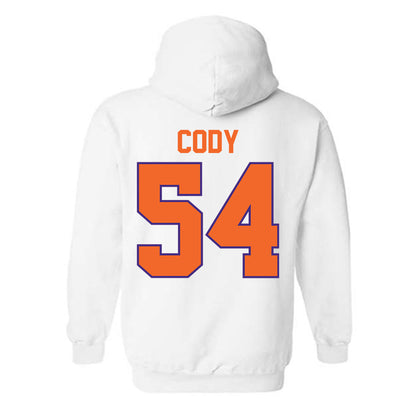 Clemson - NCAA Football : Kam Cody - Classic Shersey Hooded Sweatshirt-1
