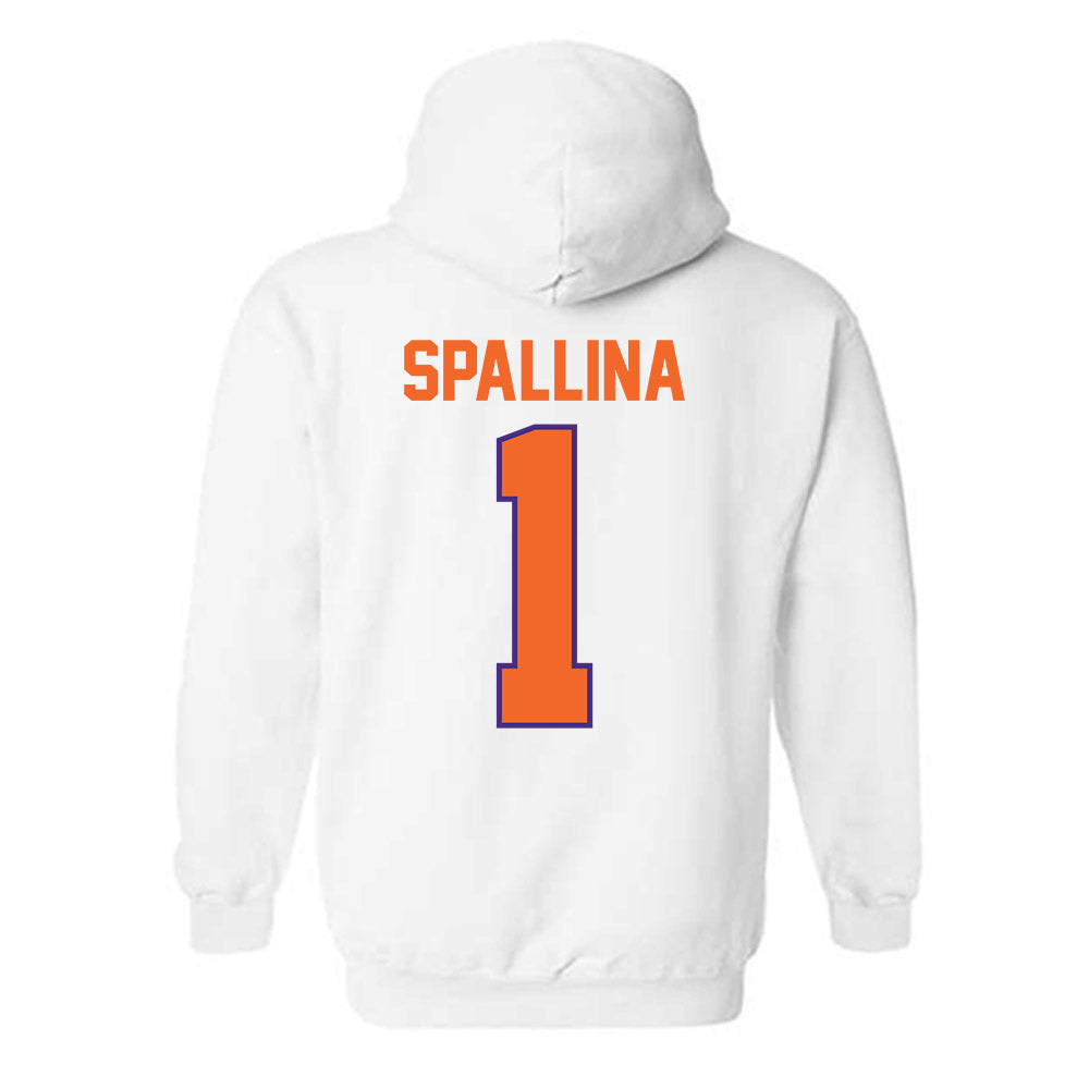 Clemson - NCAA Women's Lacrosse : Alexa s Spallina - Classic Shersey Hooded Sweatshirt-1