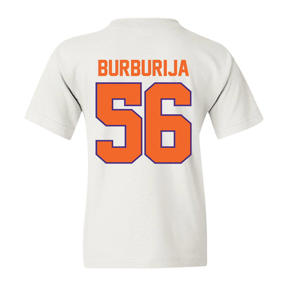 Clemson - NCAA Football : Andy Burburija - Classic Shersey Youth T-Shirt-1