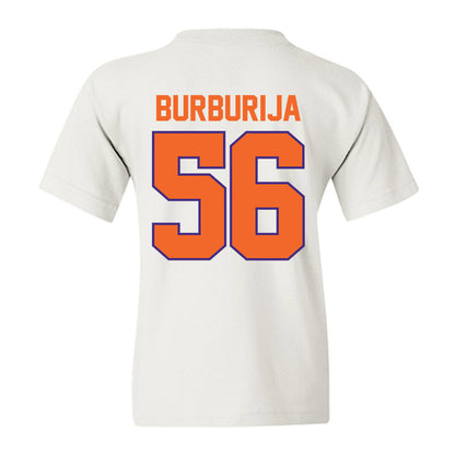 Clemson - NCAA Football : Andy Burburija - Classic Shersey Youth T-Shirt-1