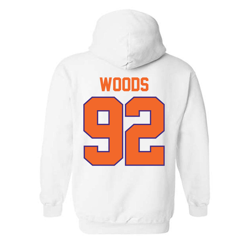 Clemson - NCAA Football : Davarrick Woods - Classic Shersey Hooded Sweatshirt-1