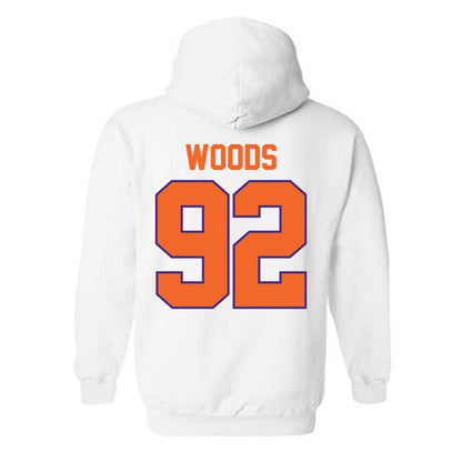 Clemson - NCAA Football : Davarrick Woods - Classic Shersey Hooded Sweatshirt-1