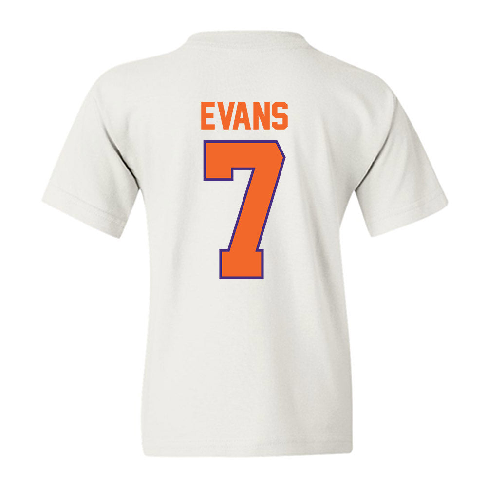 Clemson - NCAA Women's Basketball : Summah Evans - Classic Shersey Youth T-Shirt-1