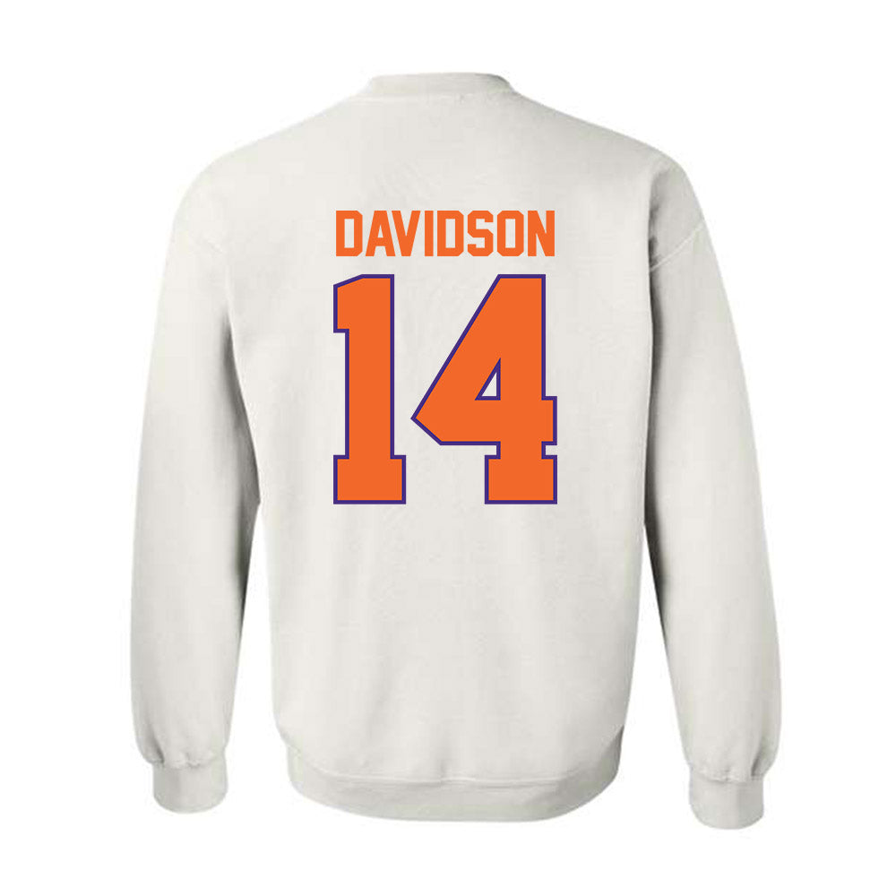 Clemson - NCAA Men's Basketball : Blake Davidson - Classic Shersey Crewneck Sweatshirt-1