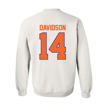 Clemson - NCAA Men's Basketball : Blake Davidson - Classic Shersey Crewneck Sweatshirt-1