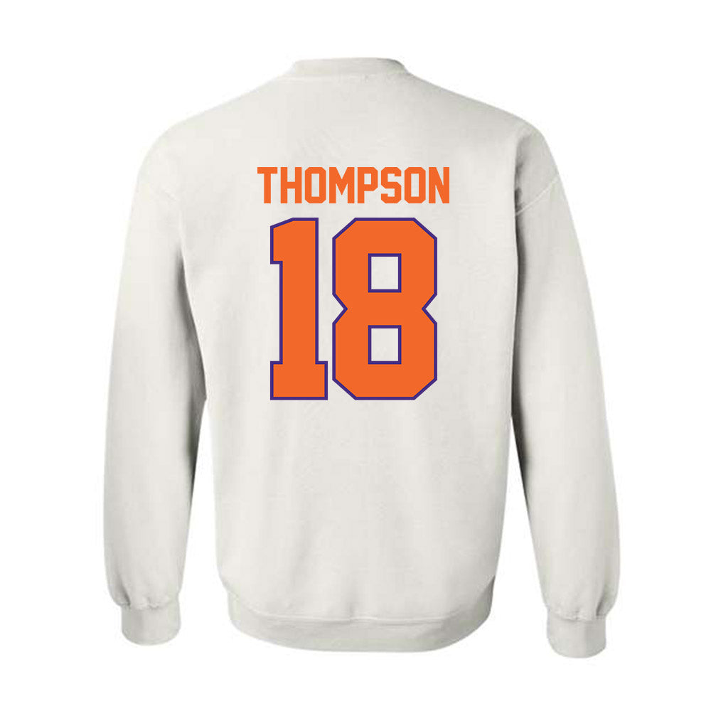 Clemson - NCAA Women's Soccer : Reagan Thompson - Classic Shersey Crewneck Sweatshirt-1
