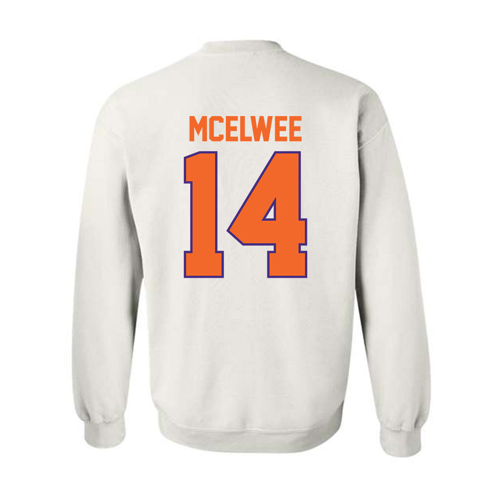 Clemson - NCAA Women's Lacrosse : Caitlin McElwee - Classic Shersey Crewneck Sweatshirt-1
