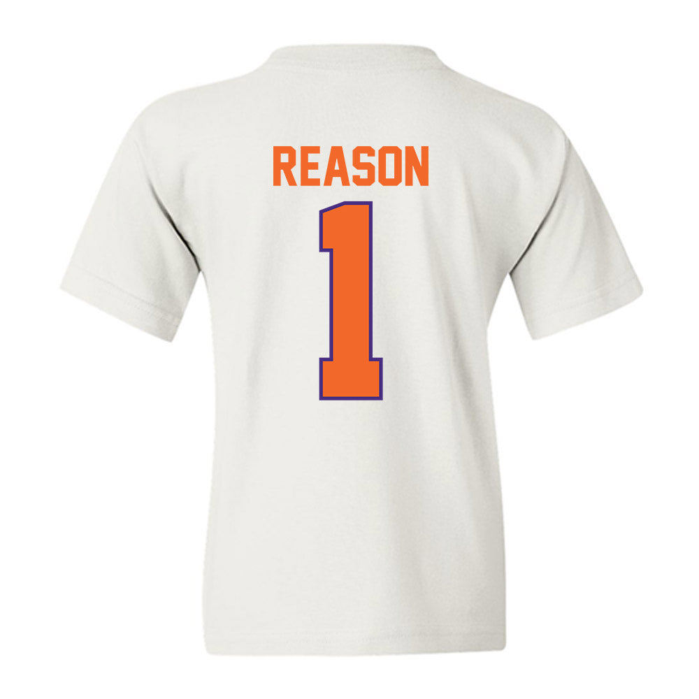 Clemson - NCAA Women's Soccer : Nona Reason - Classic Shersey Youth T-Shirt-1
