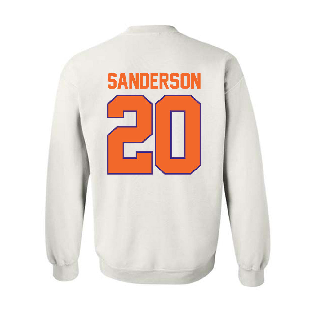 Clemson - NCAA Football : Clark Sanderson - Classic Shersey Crewneck Sweatshirt-1