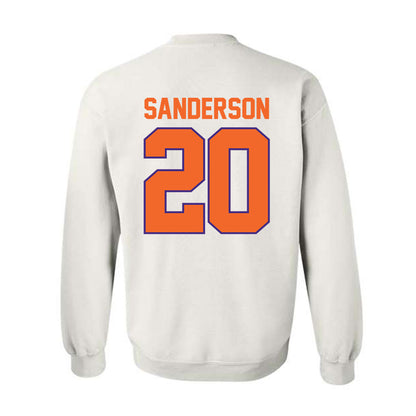 Clemson - NCAA Football : Clark Sanderson - Classic Shersey Crewneck Sweatshirt-1