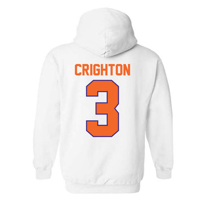 Clemson - NCAA Baseball : Jack Crighton - Classic Shersey Hooded Sweatshirt